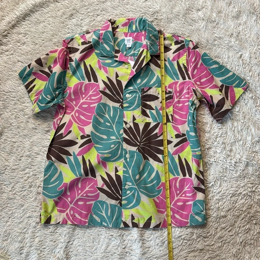 NWT Gap Poplin Button-Down Shirt for Boys size XXL ( 14-16)
